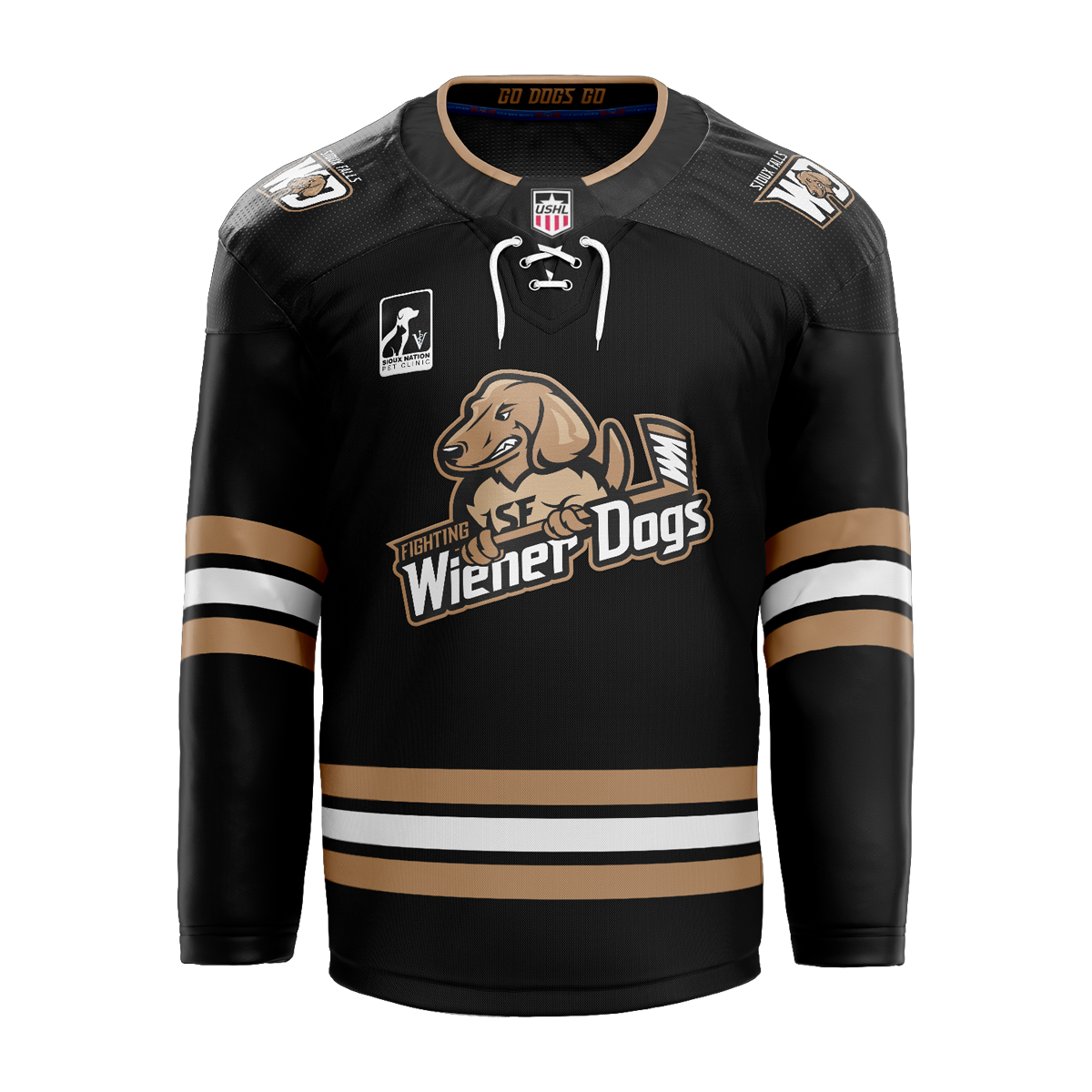SF Fighting Wiener Dogs Personalized Authentic Game Jersey – Herd